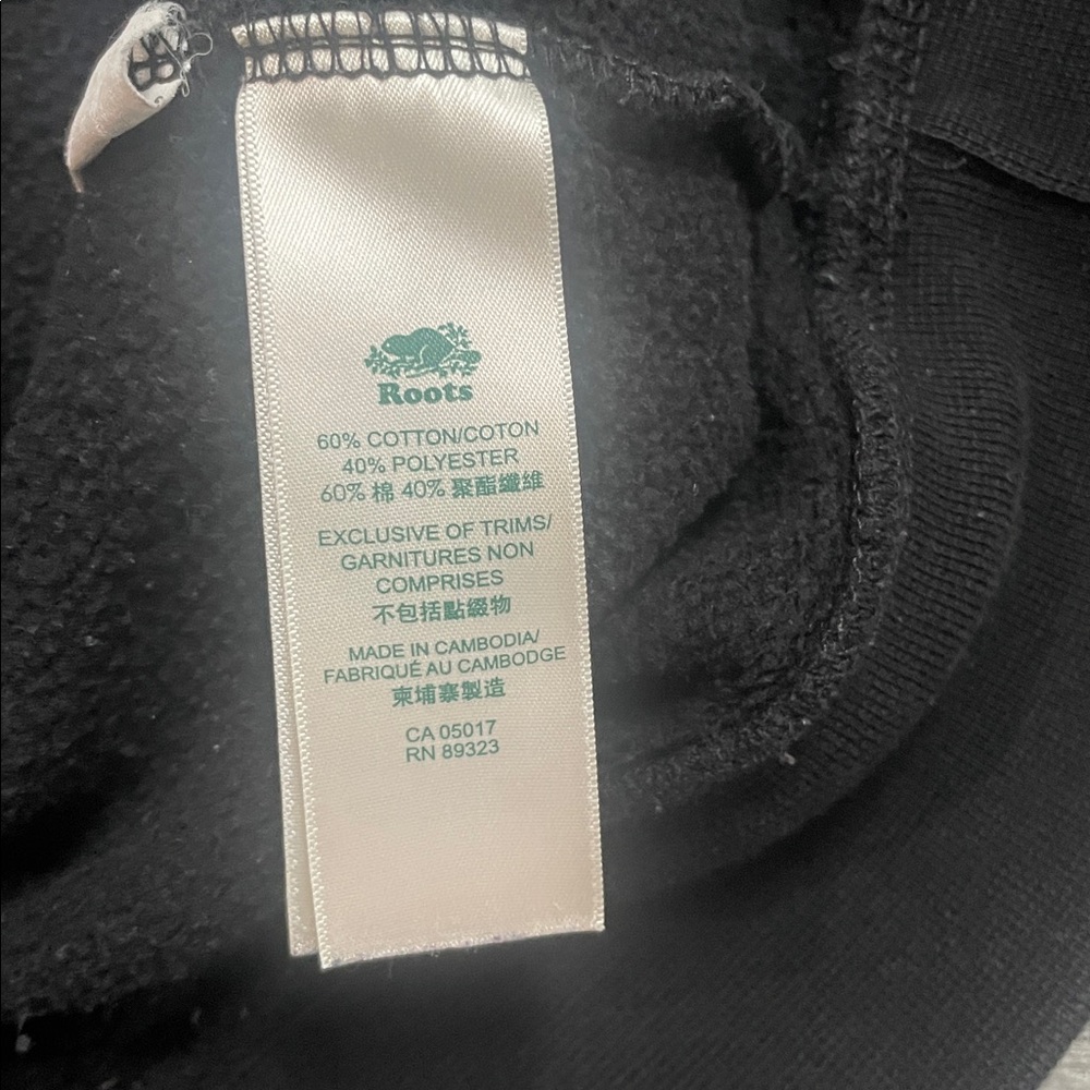 Roots Black Hoodie for Men - Picture 9 of 9